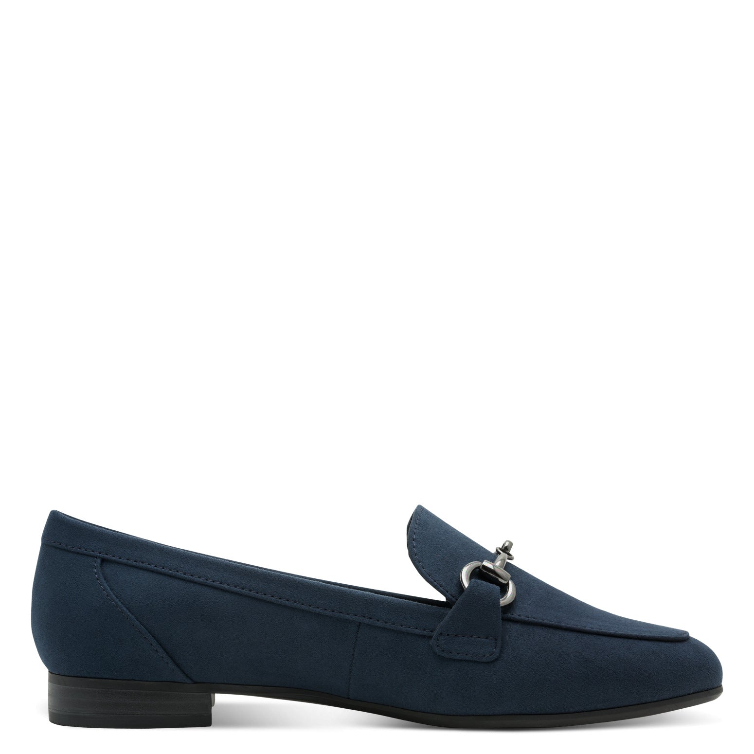 Navy Suede Loafer