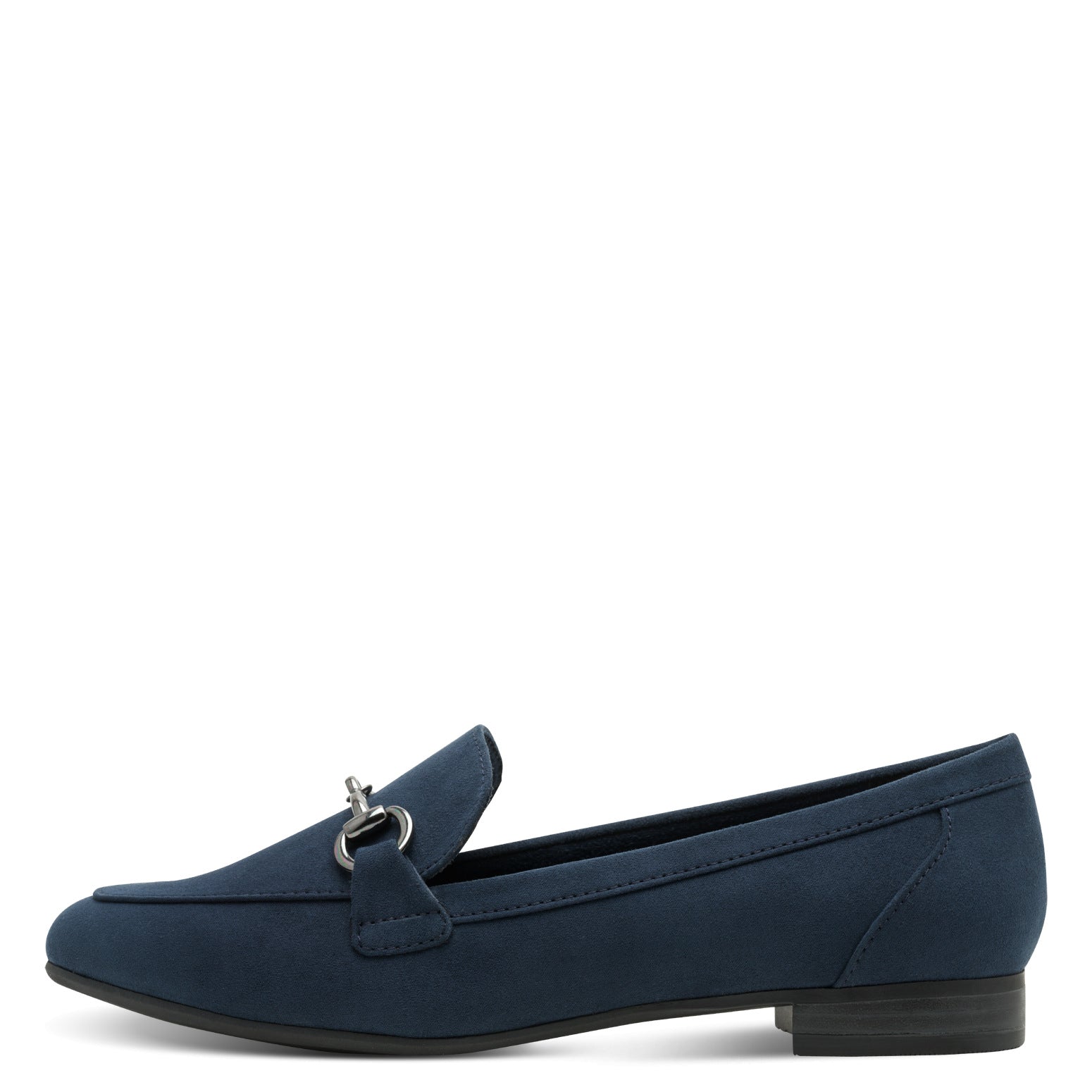 Navy Suede Loafer