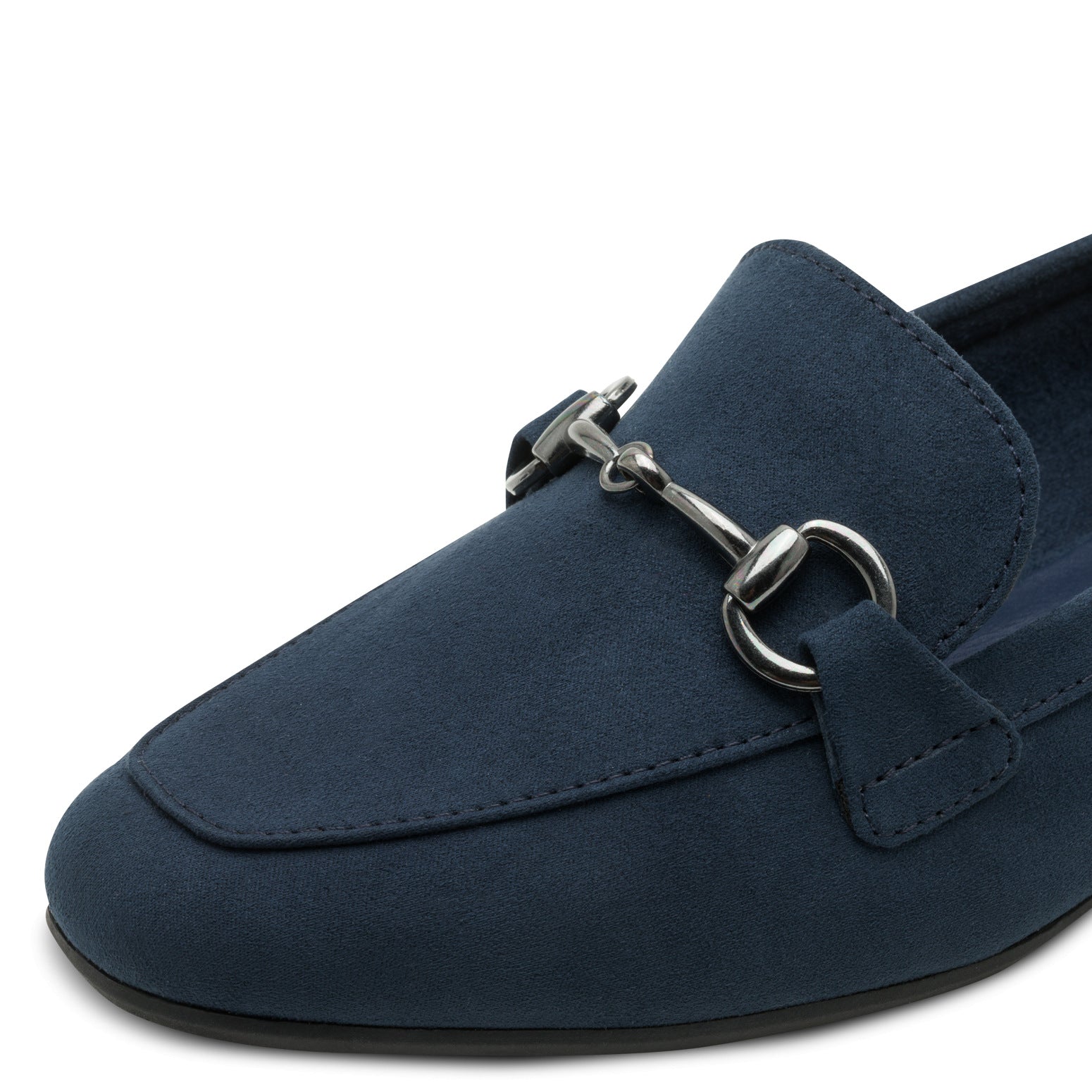 Navy Suede Loafer