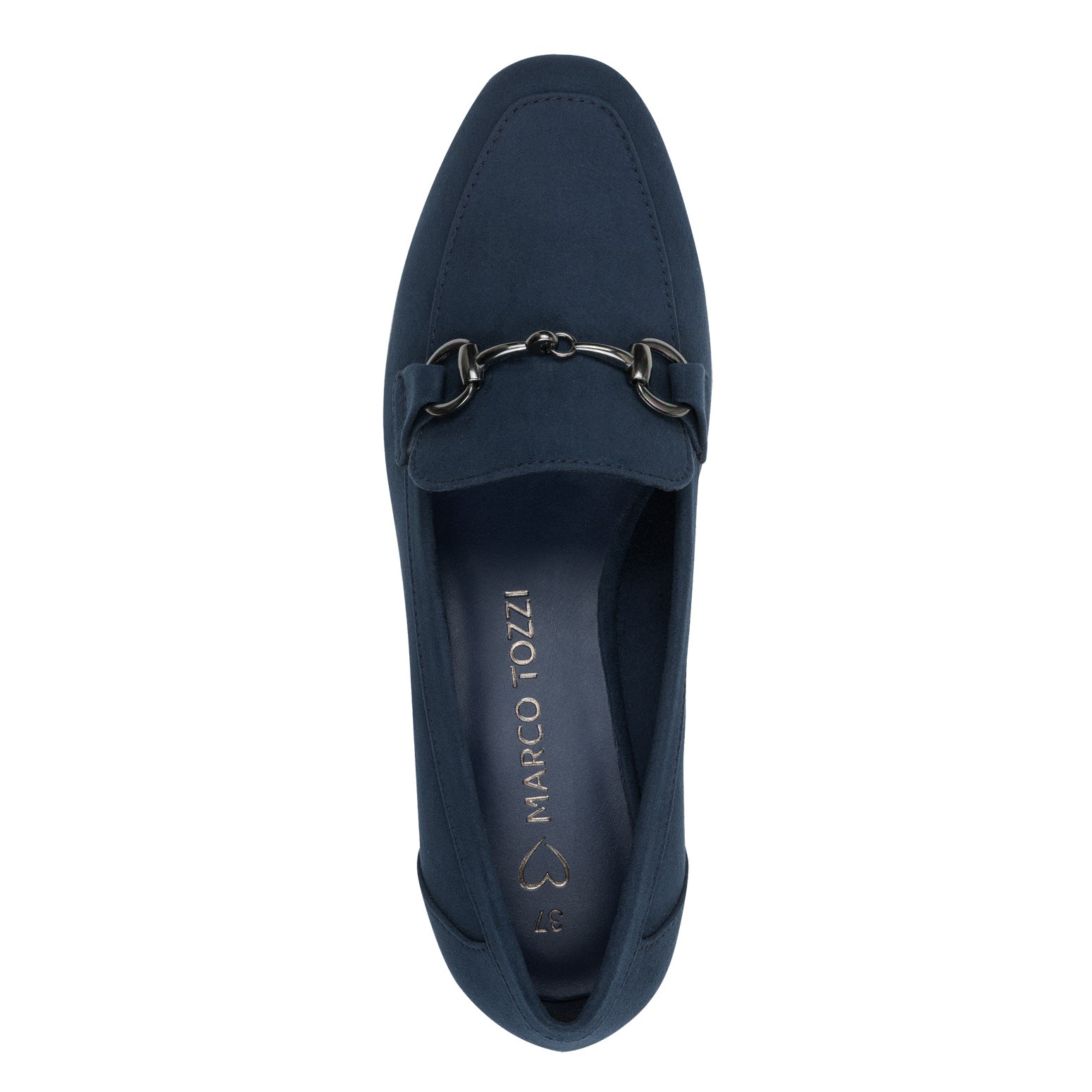 Navy Suede Loafer