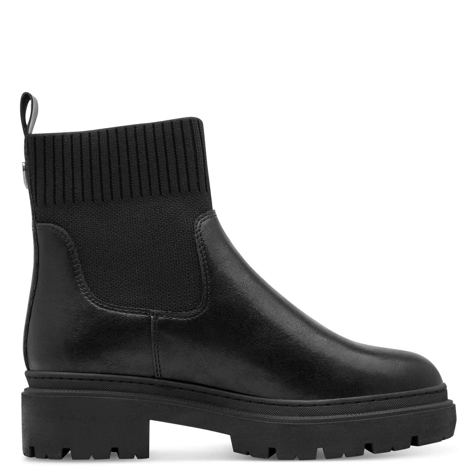BLACK LEATHER BOOT