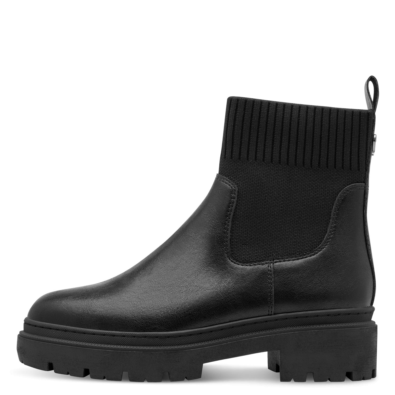 BLACK LEATHER BOOT