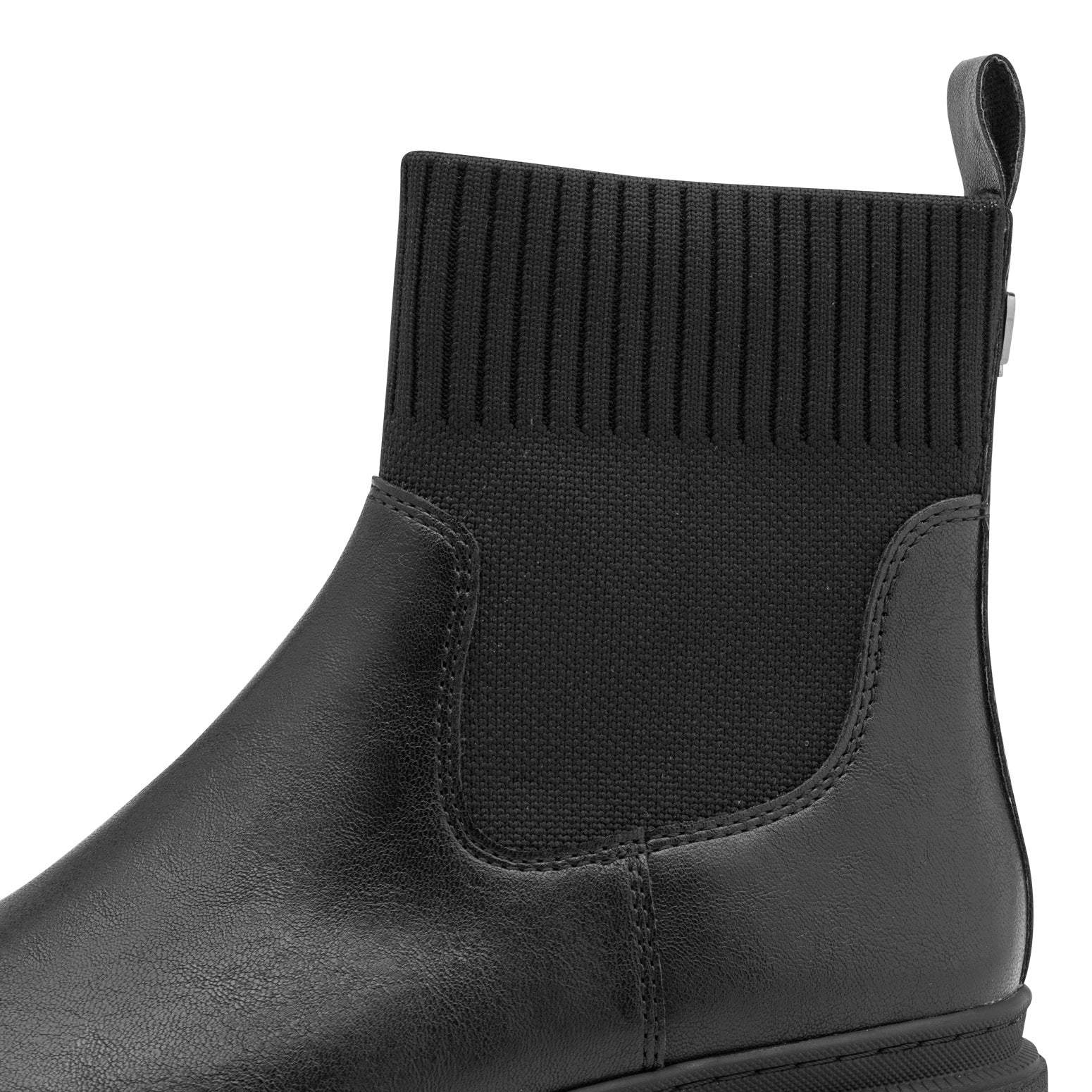 BLACK LEATHER BOOT