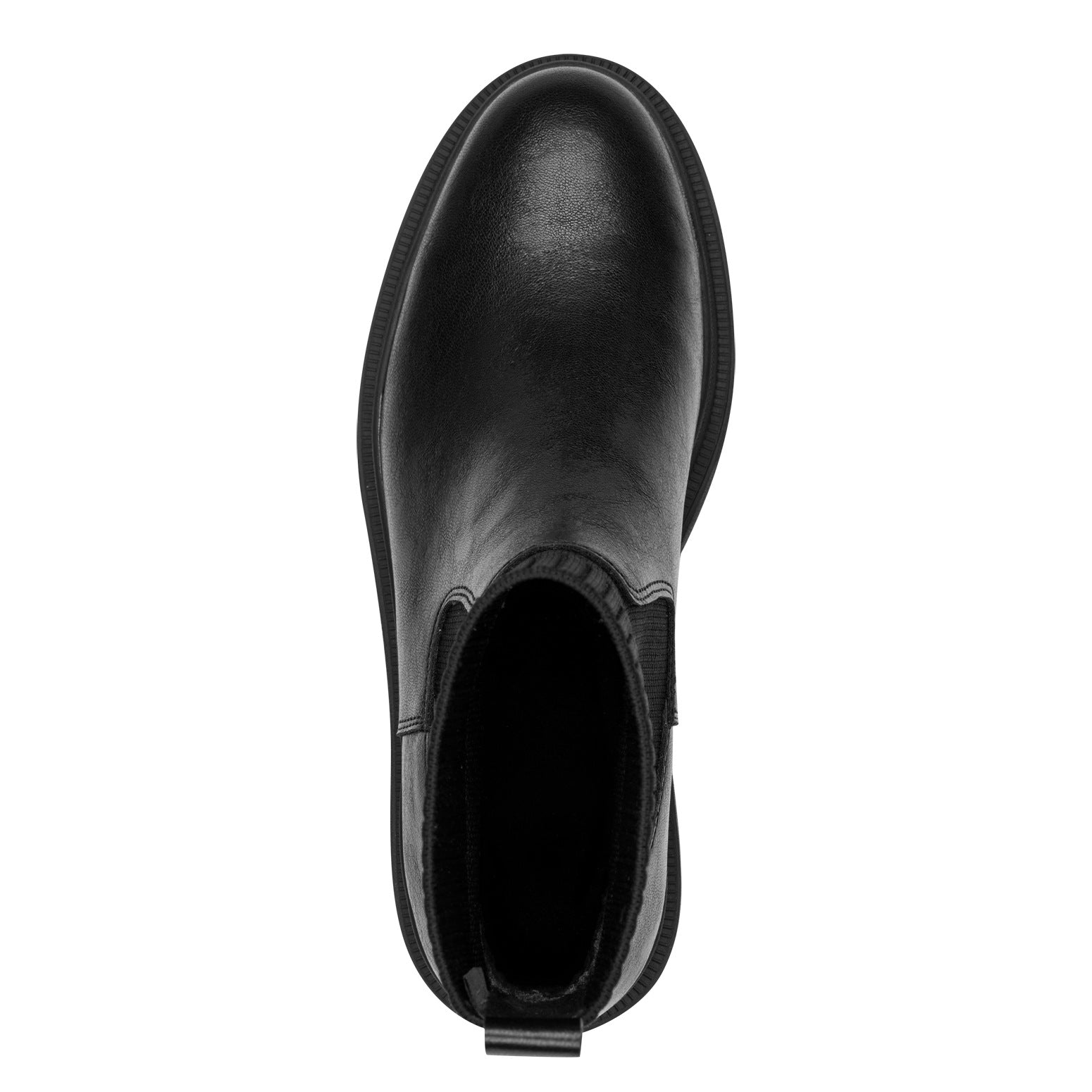 BLACK LEATHER BOOT