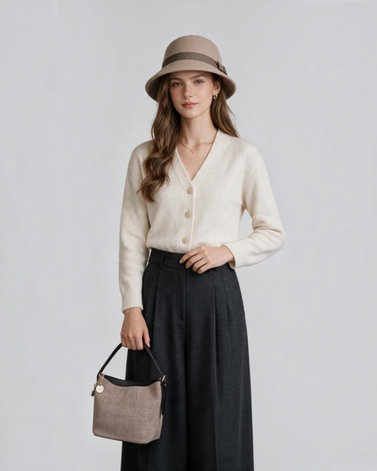 SUEDE HANDBAG