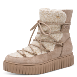 TAUPE SUEDE COMB. BOOT