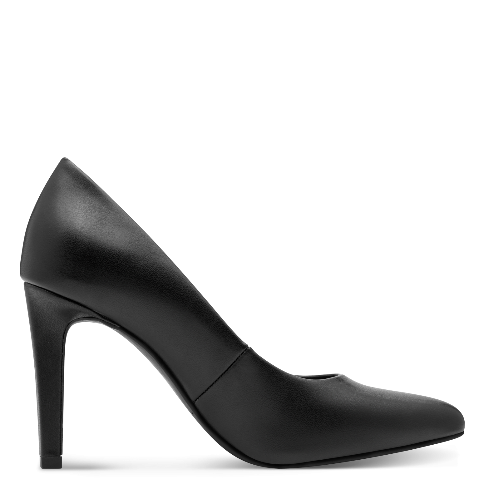BLACK MATTE HEEL SHOE