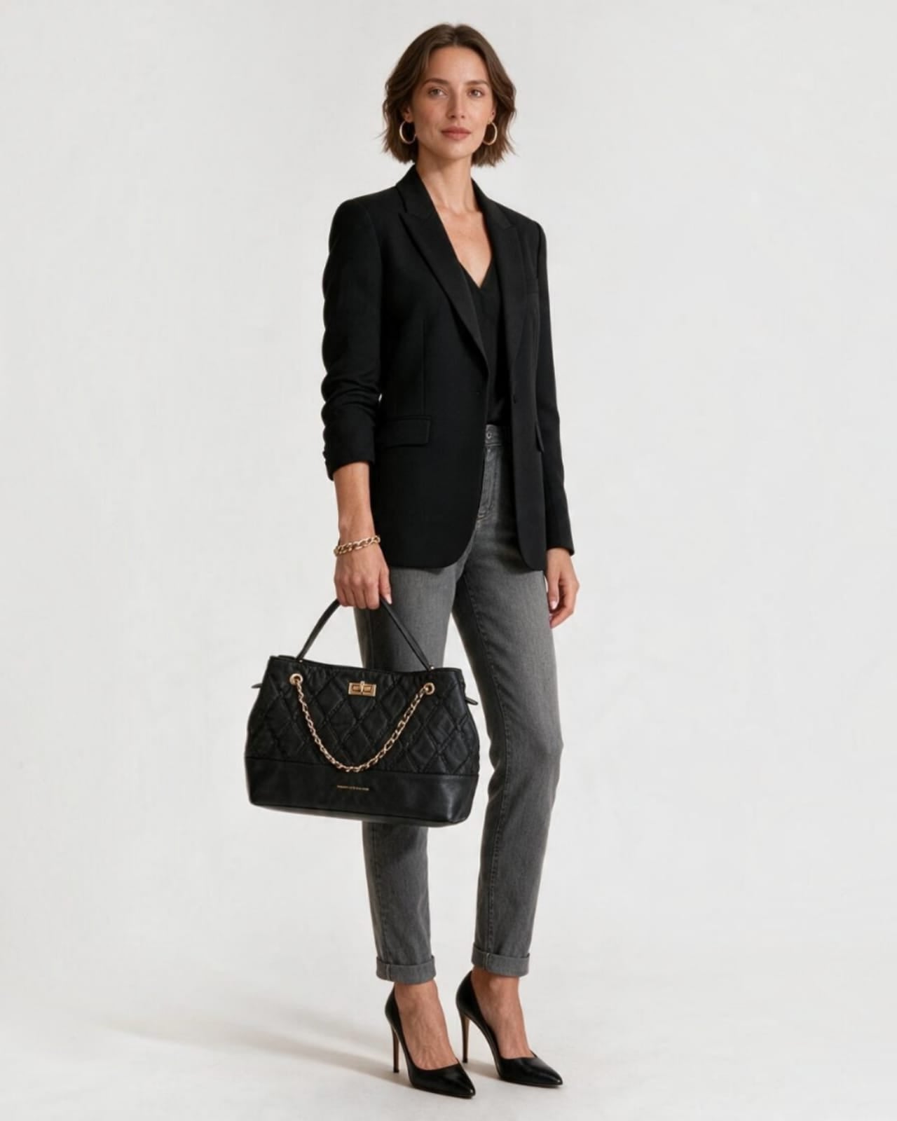 BLACK HANDBAG