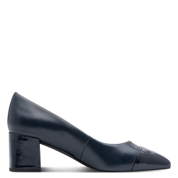 NAVY HEEL SHOE