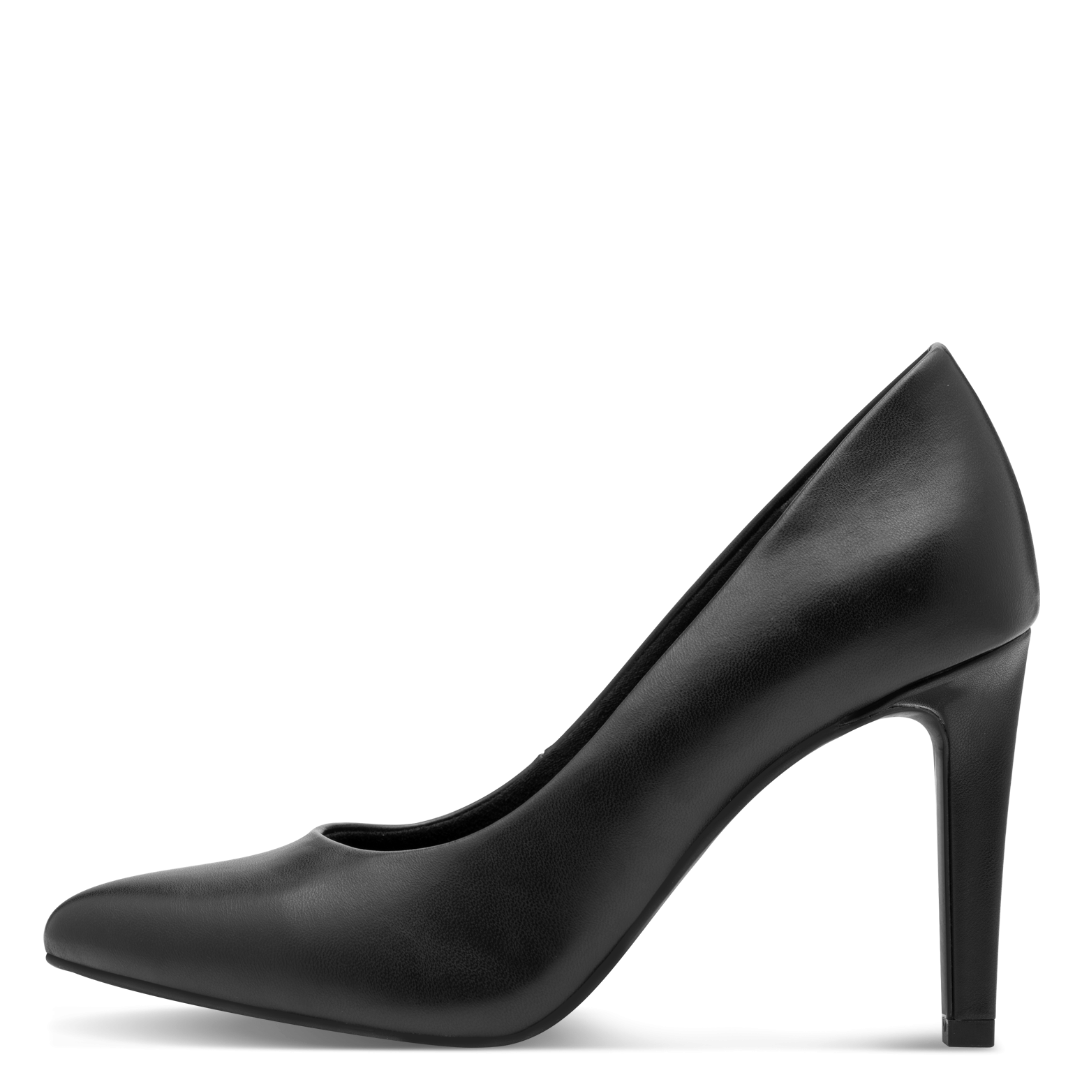 BLACK MATTE HEEL SHOE