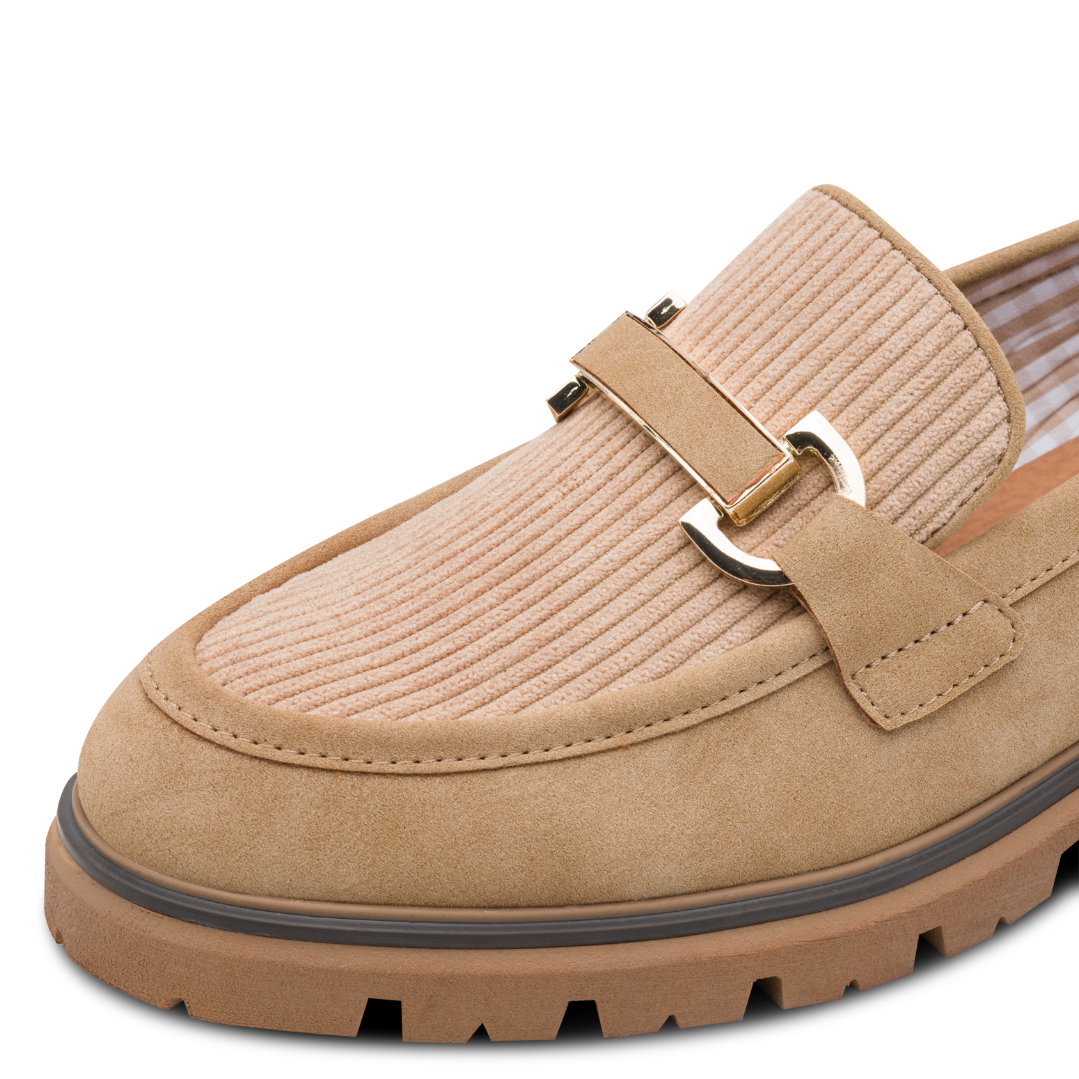 BEIGE SUEDE LOAFER