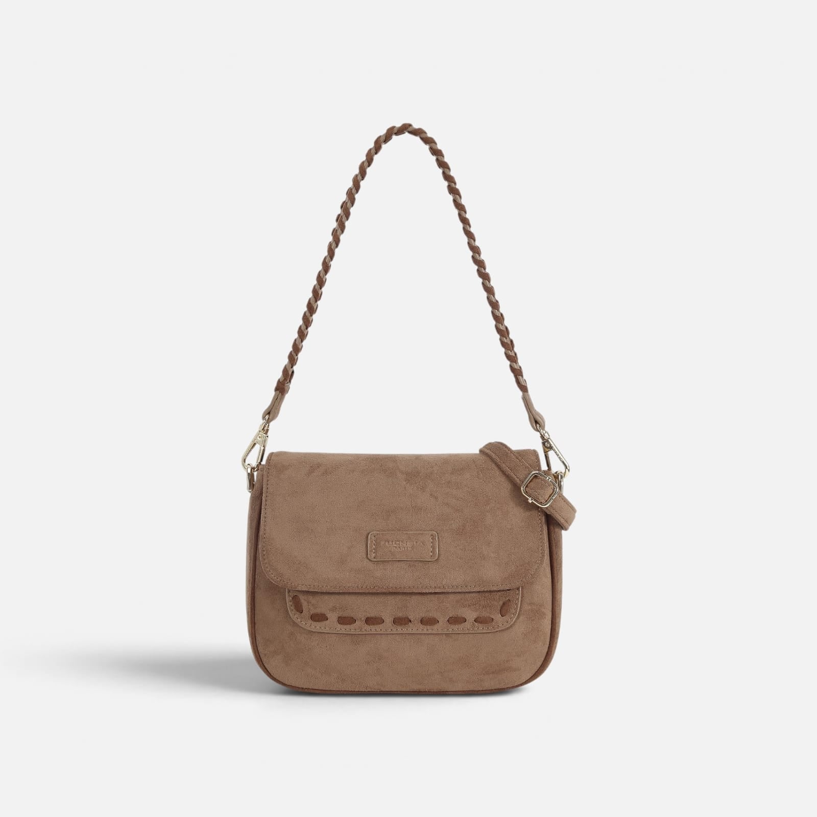SUEDE  SHOULDER BAG