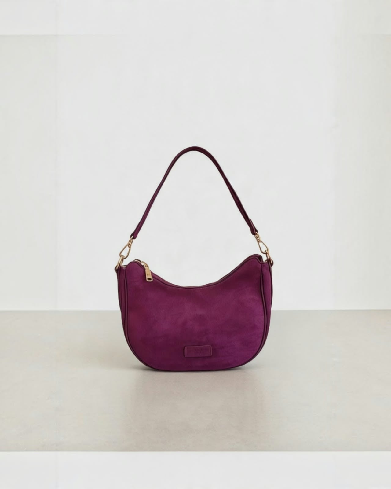 SUEDE HANDBAG