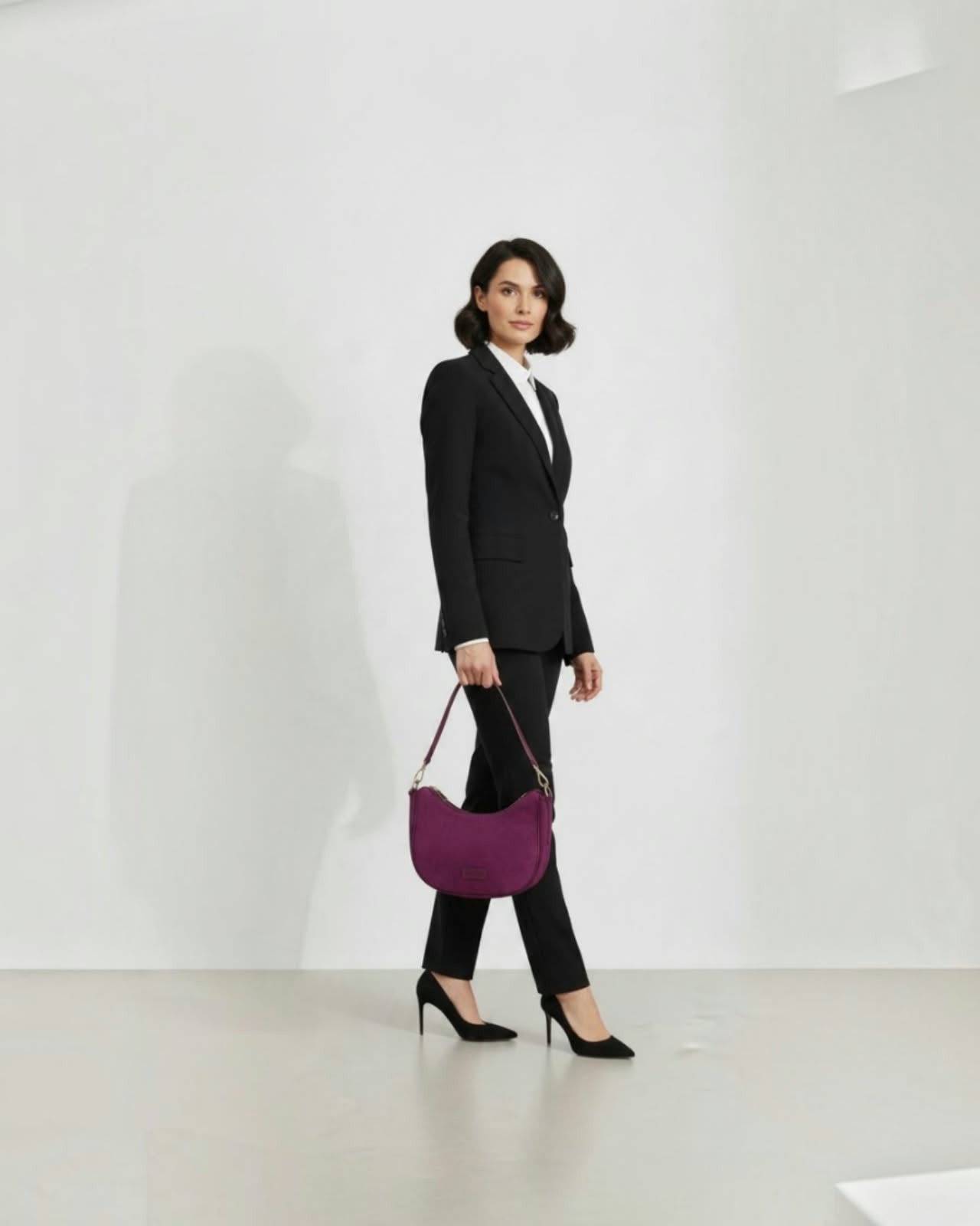 SUEDE HANDBAG