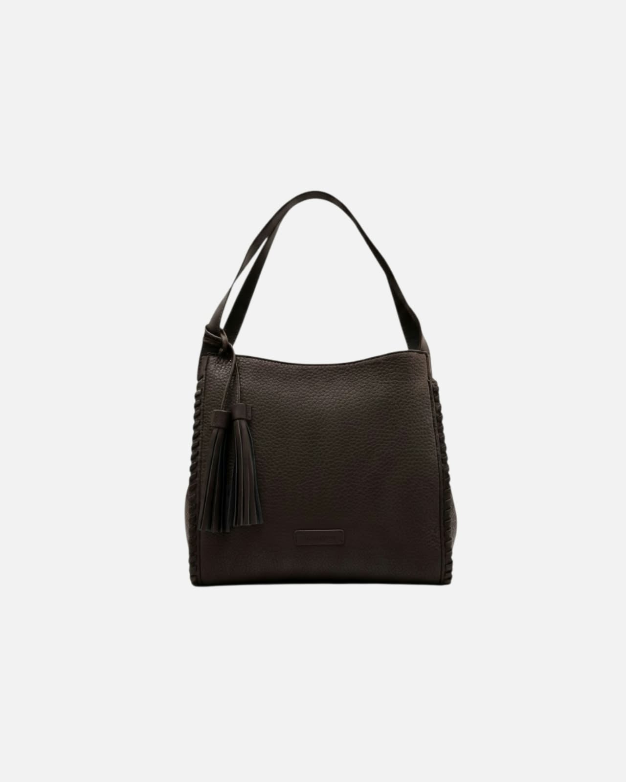 BROWN HANDBAG