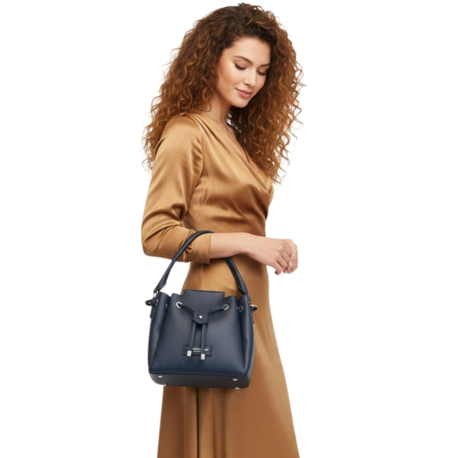 NAVY HANDBAG