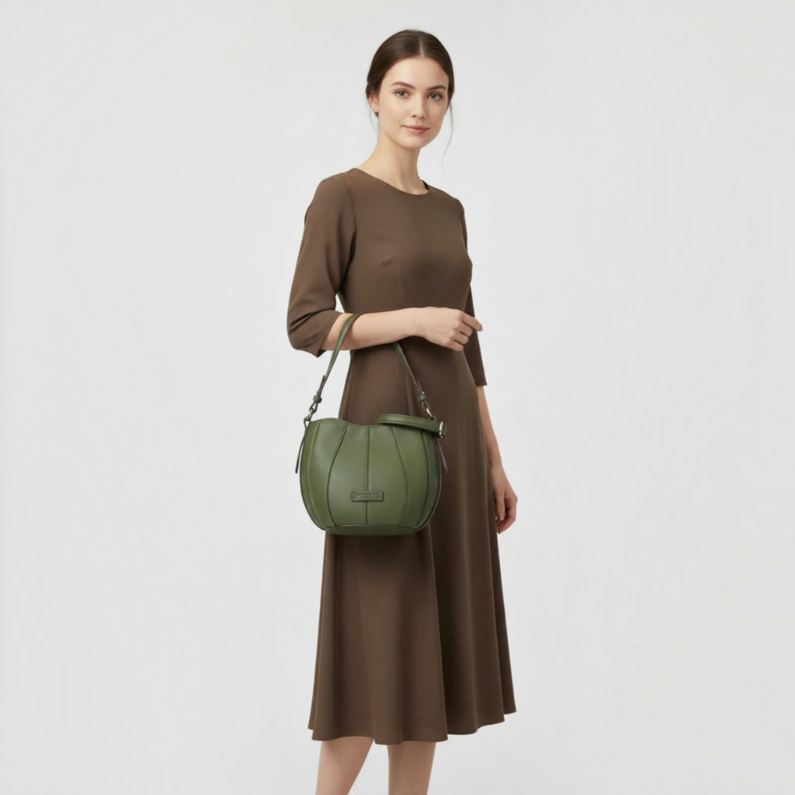GREEN HANDBAG