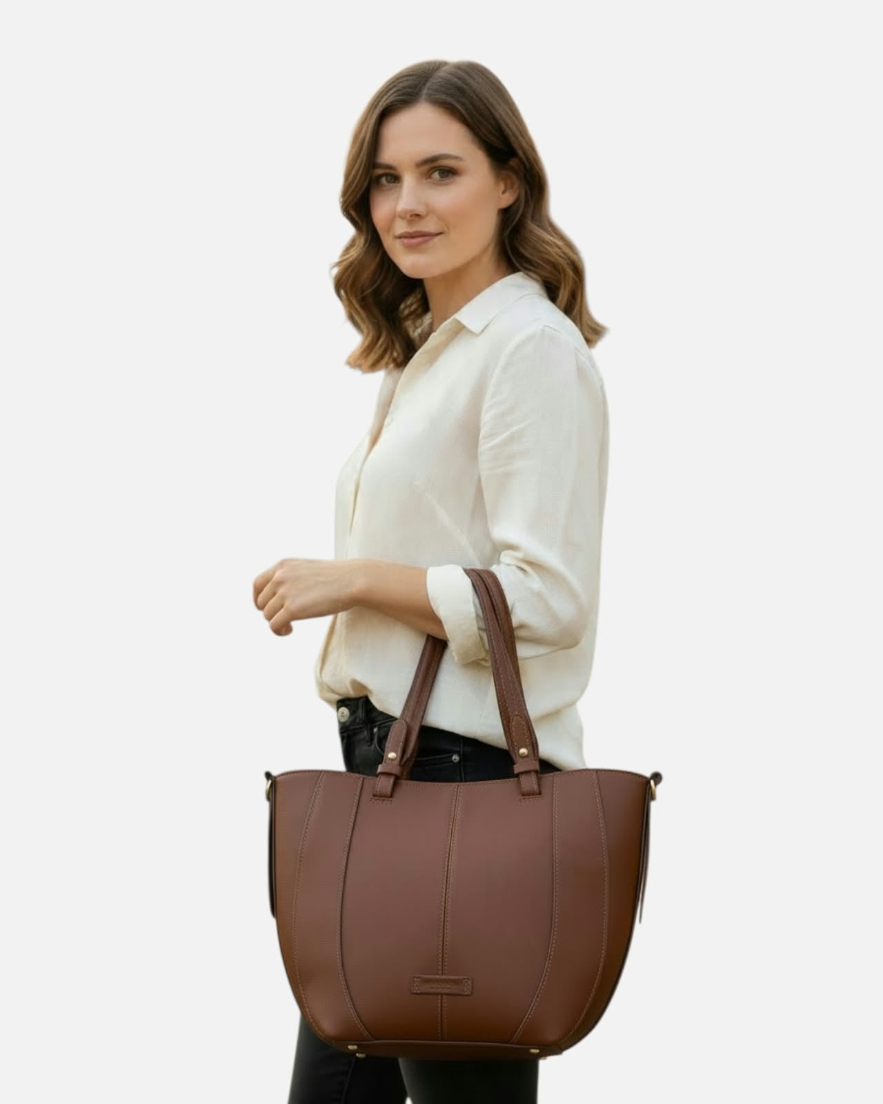COGNAC HANDBAG
