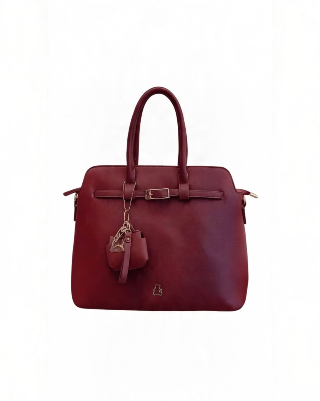 BURGUNDY HANDBAG
