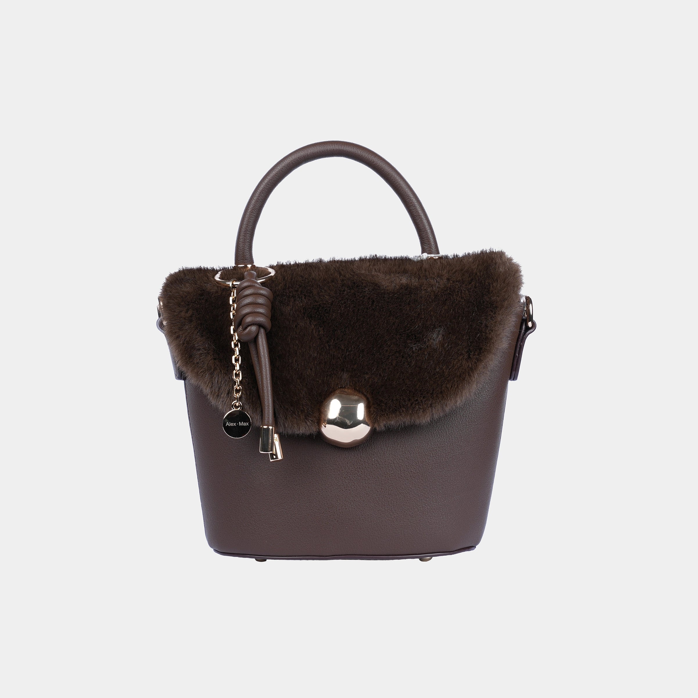BROWN HANDBAG