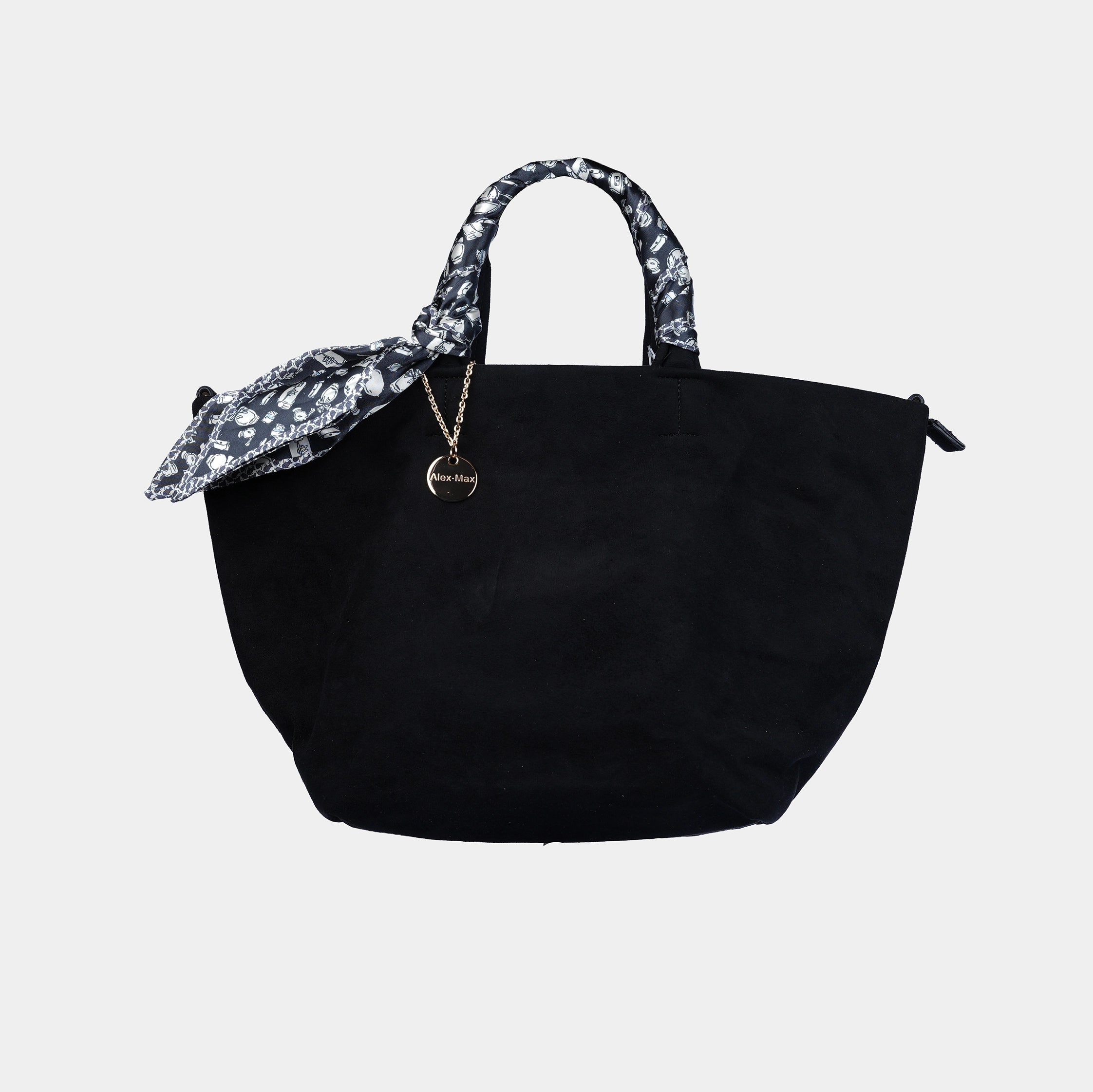 SUEDE HANDBAG