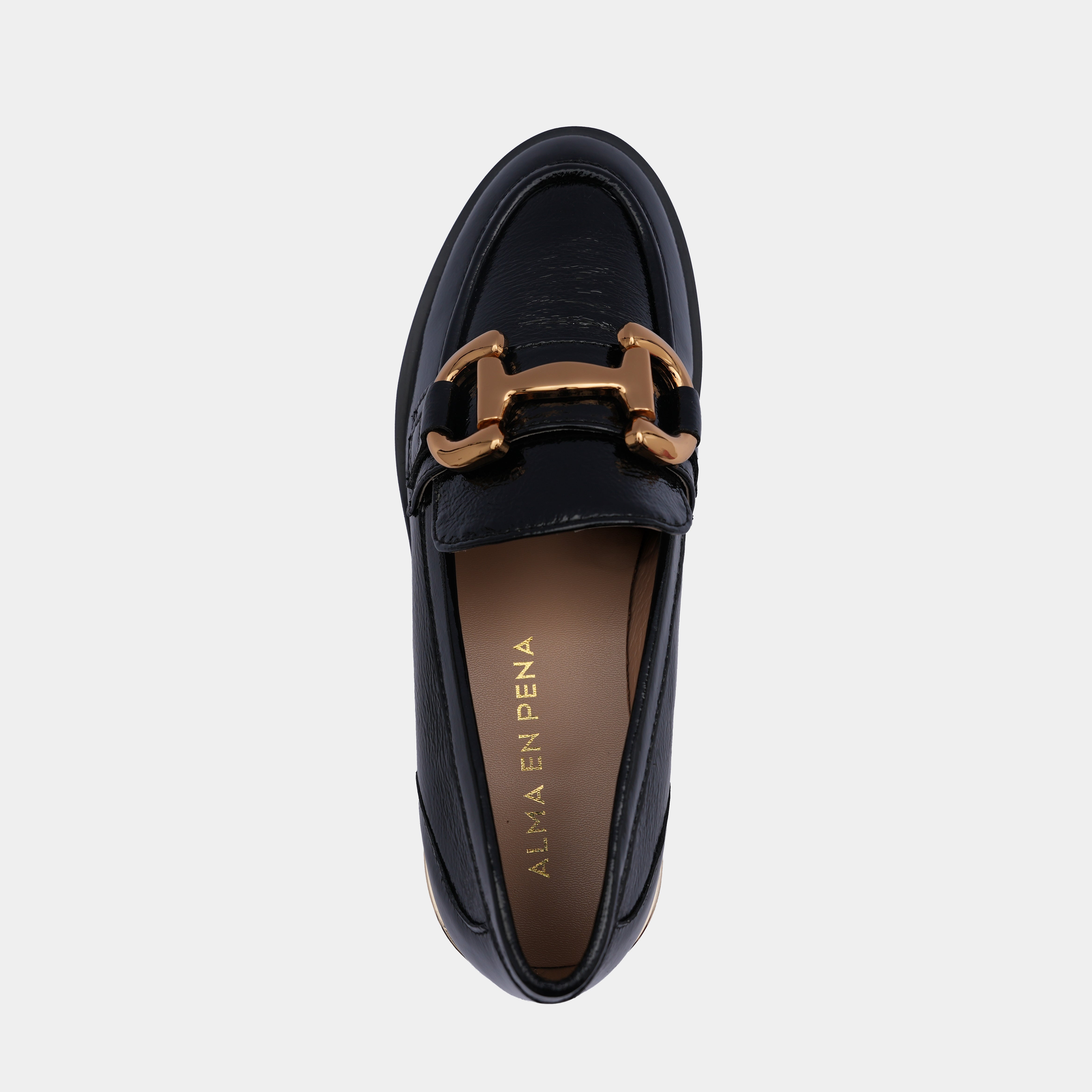 BLACK PATENT LOAFER
