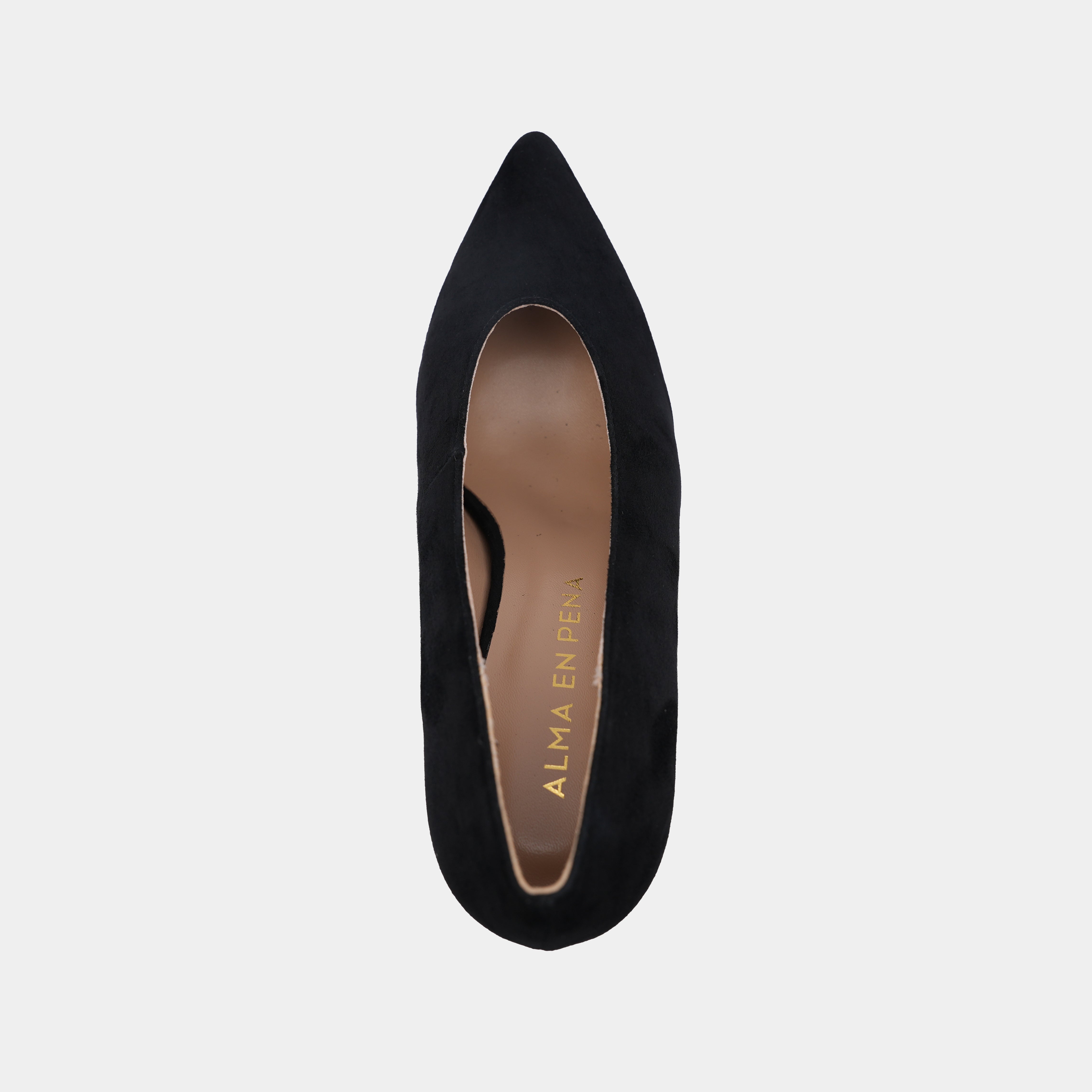 BLACK SUEDE HIGH HEELED SHOES