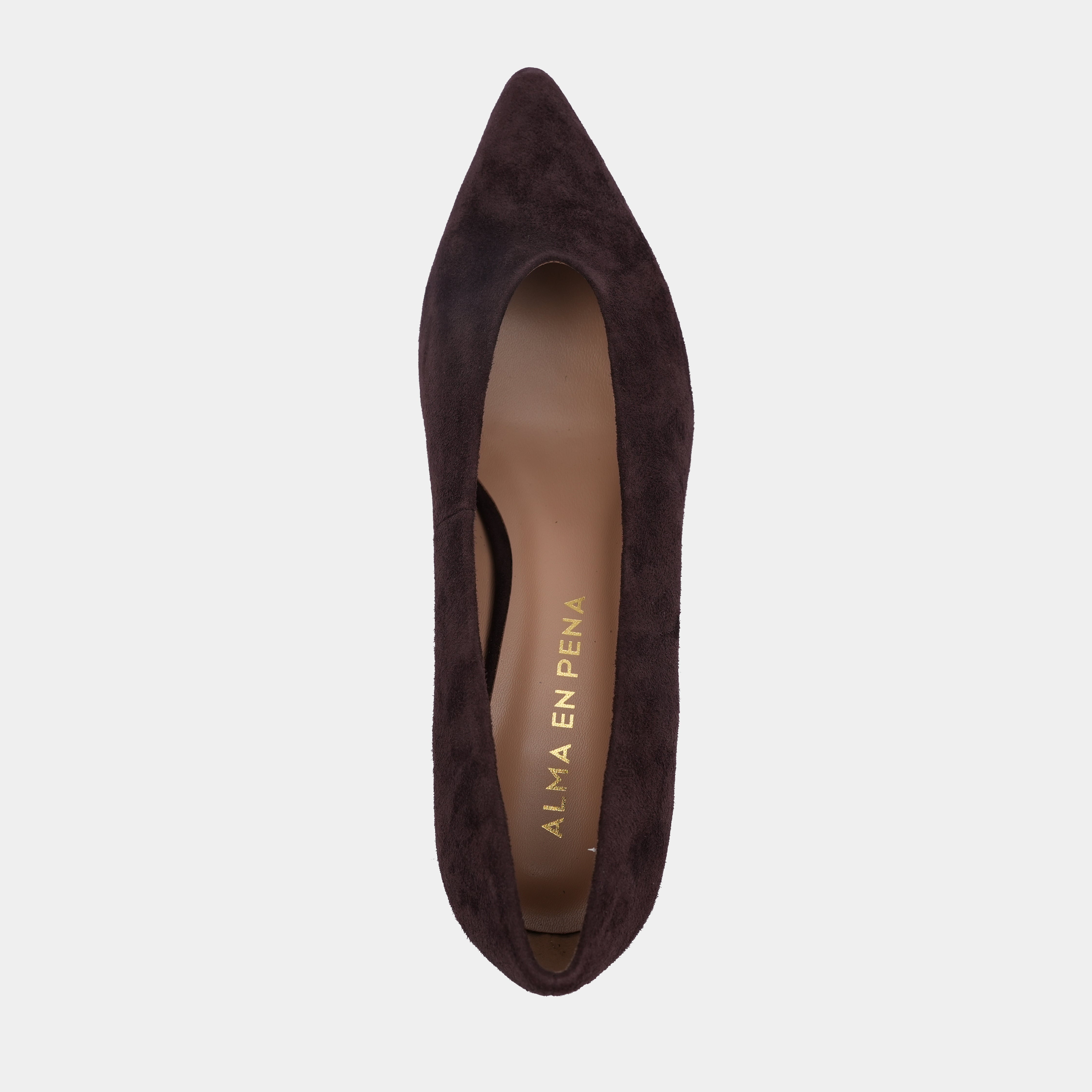 BROWN SUEDE HIGH HEELED SHOES