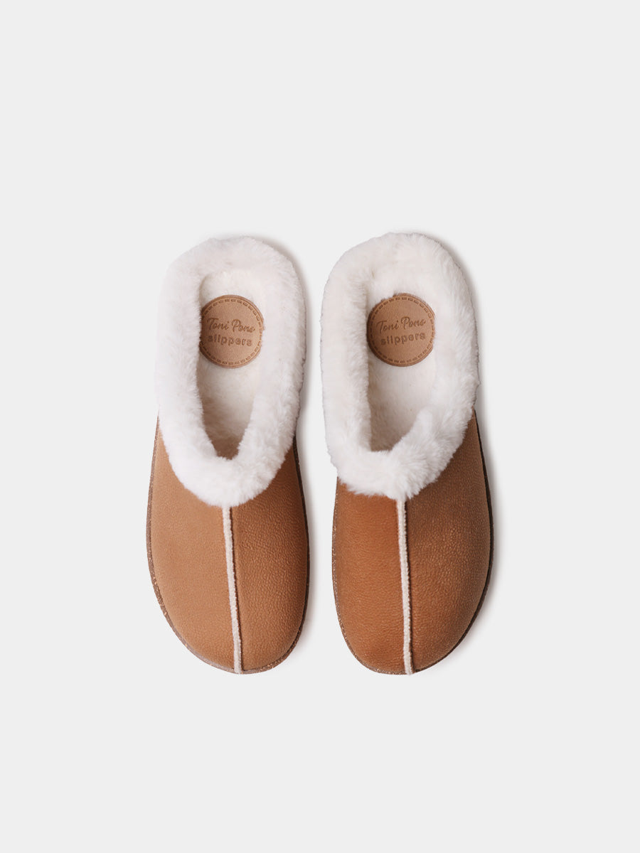 CAMEL FELT MULE