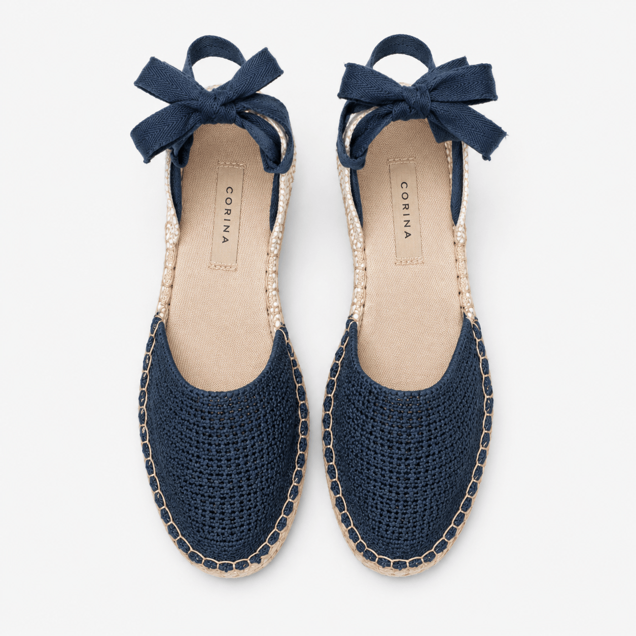 Ankle Tie Blue Wedges - DeeBoutique