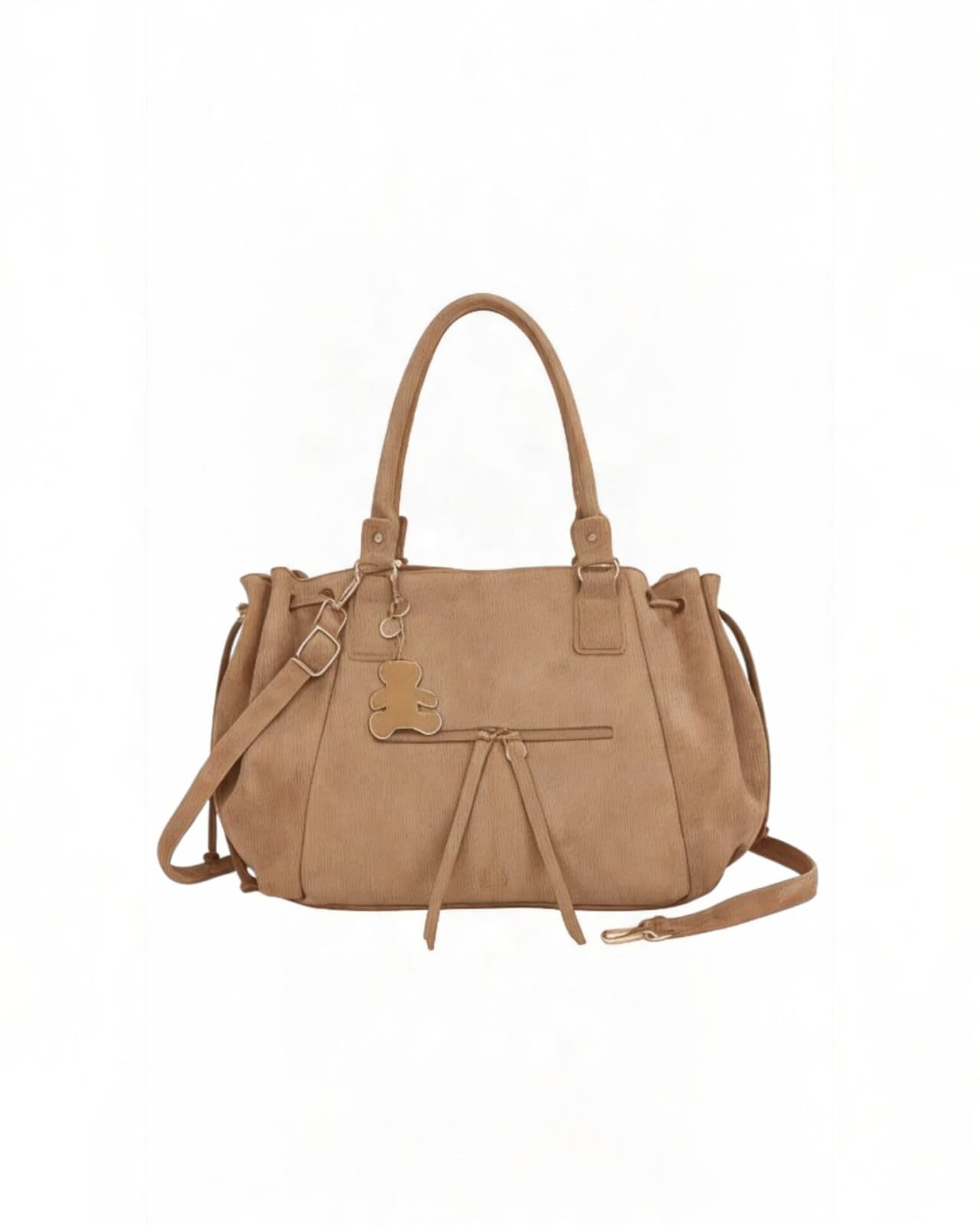 SUEDE HANDBAG