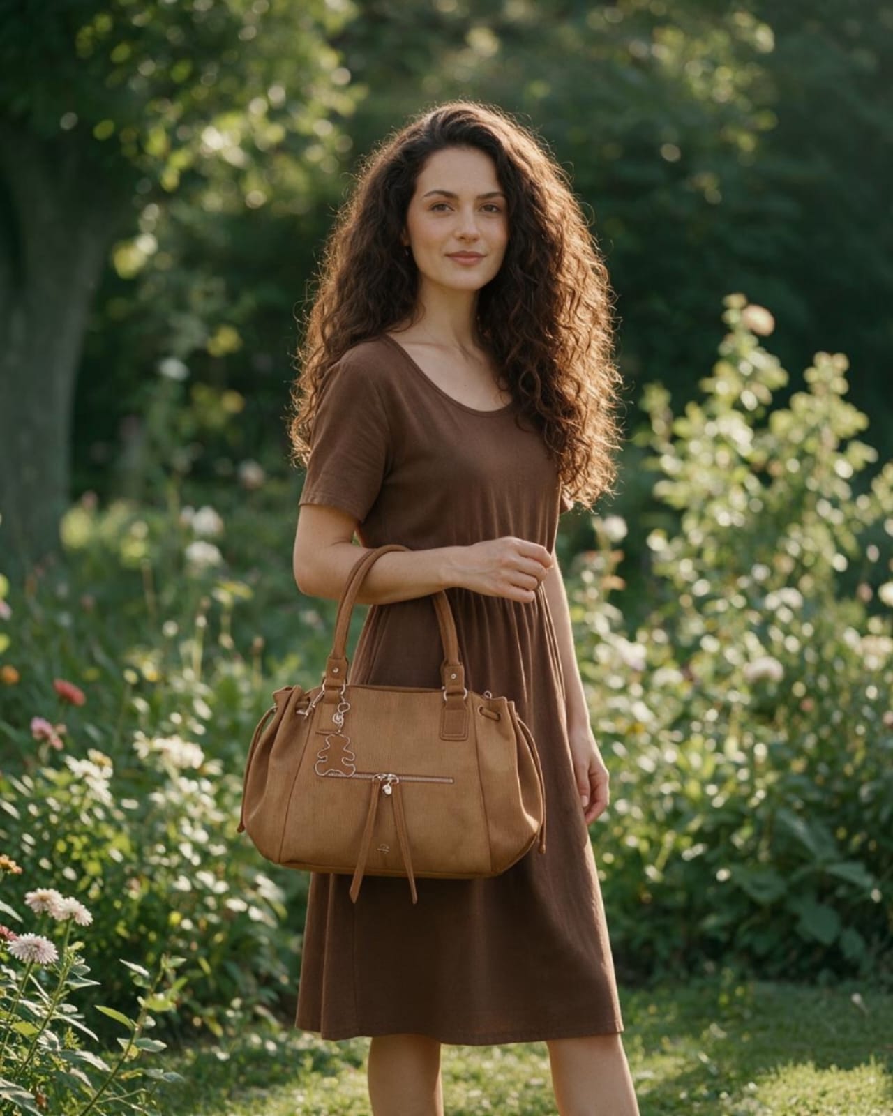 SUEDE HANDBAG