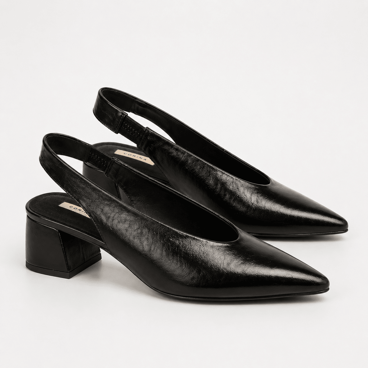 Block Heel Slingback Pump - DeeBoutique