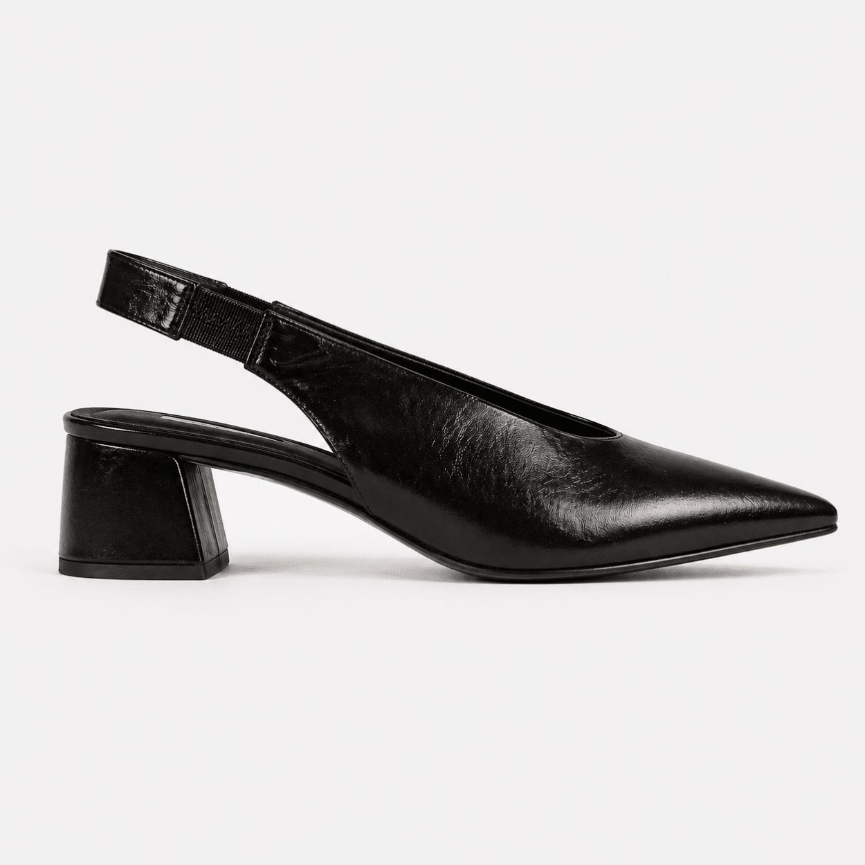 Block Heel Slingback Pump - DeeBoutique
