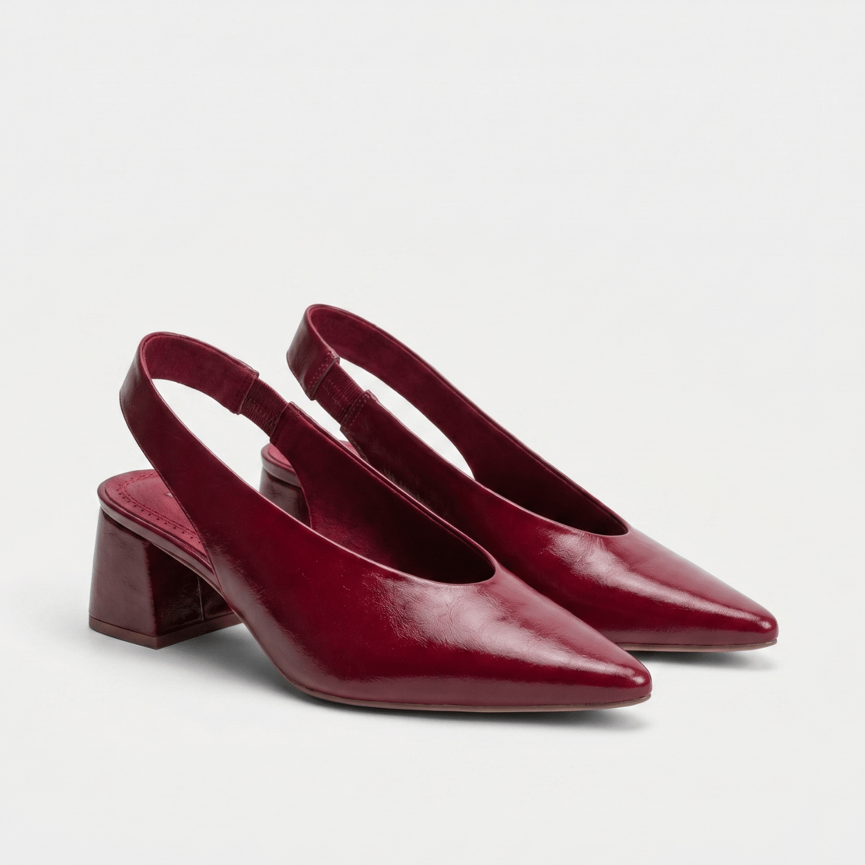 Block Heel Slingback Pump - DeeBoutique
