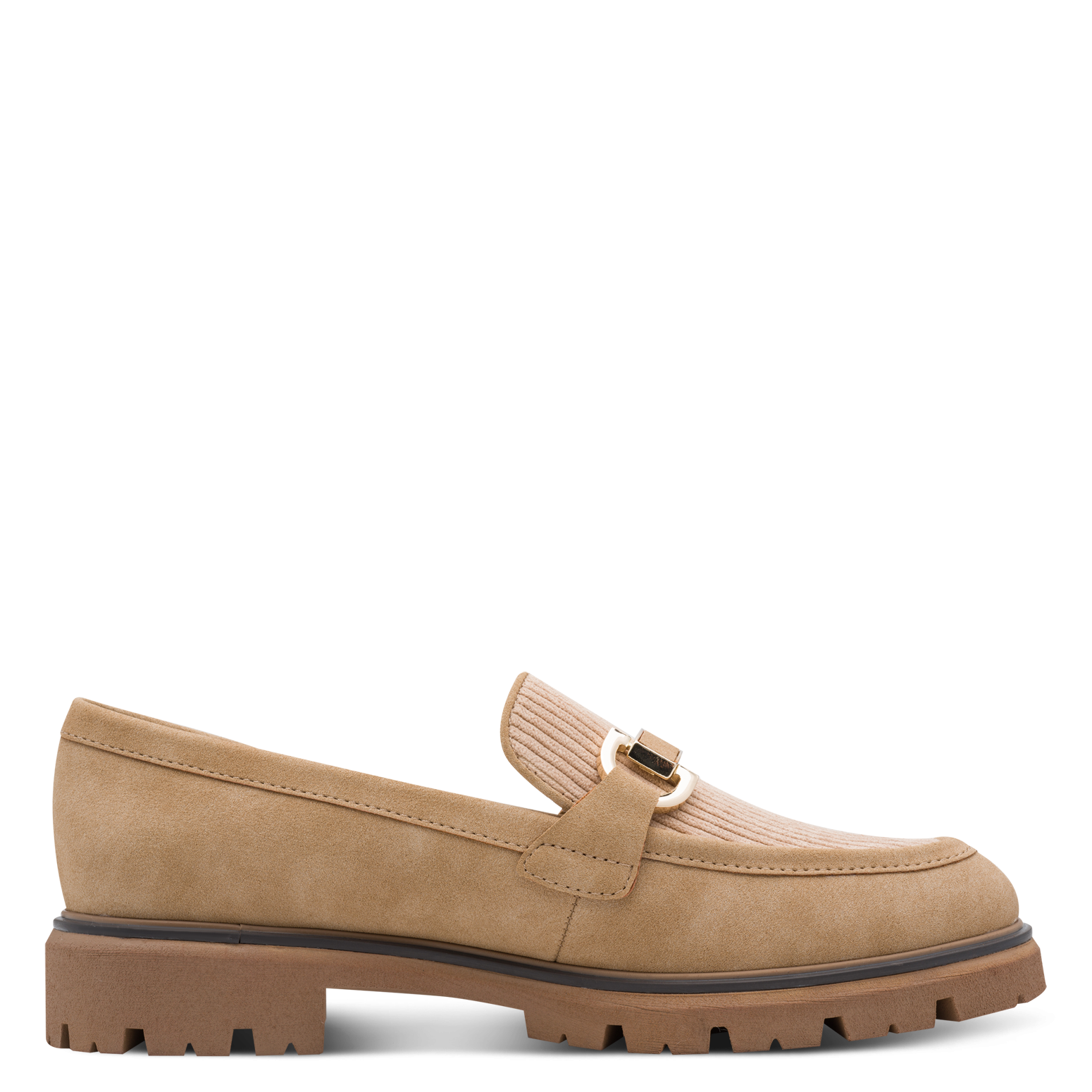 BEIGE SUEDE LOAFER