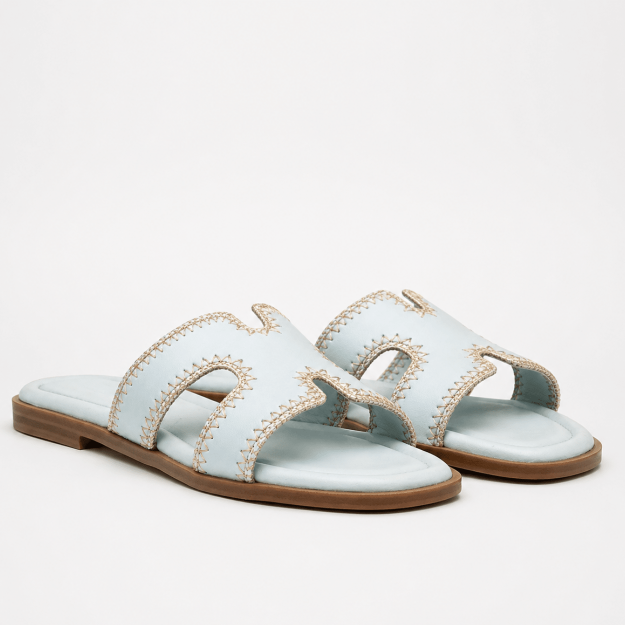 Cutout Slide Sandal - DeeBoutique