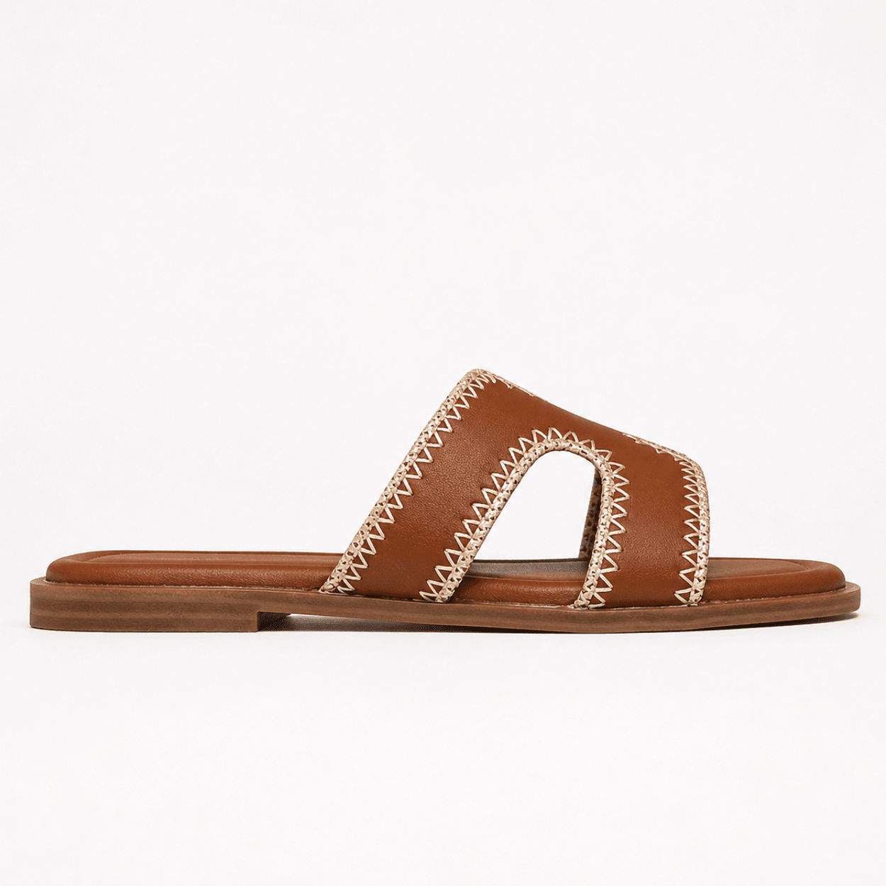 Cutout Slide Sandal - DeeBoutique