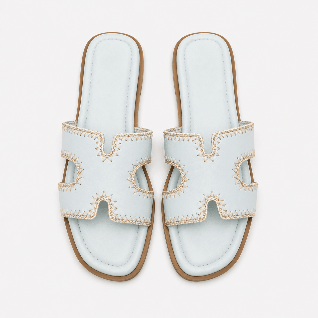 Cutout Slide Sandal - DeeBoutique