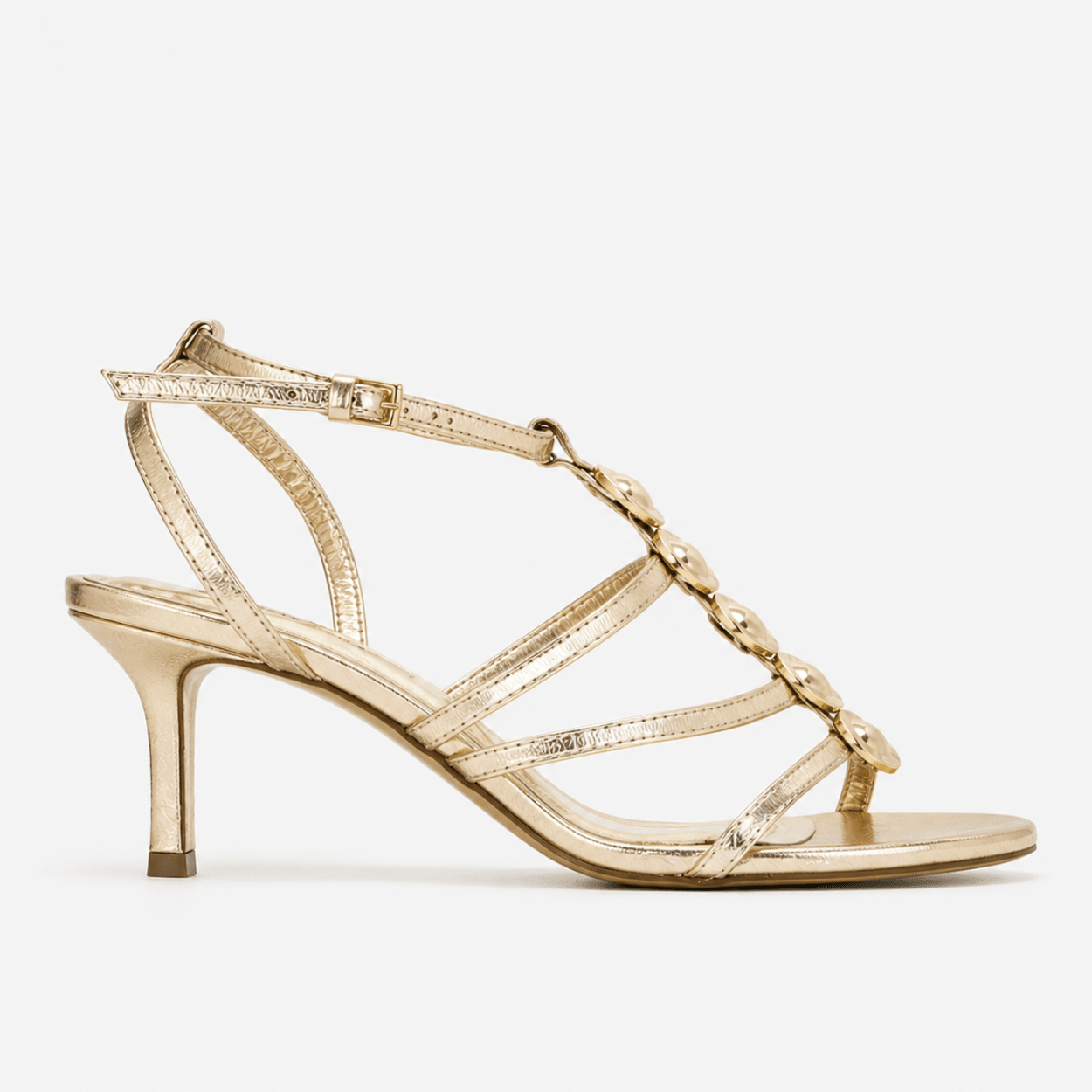 Doré Strappy Heel Sandal - DeeBoutique