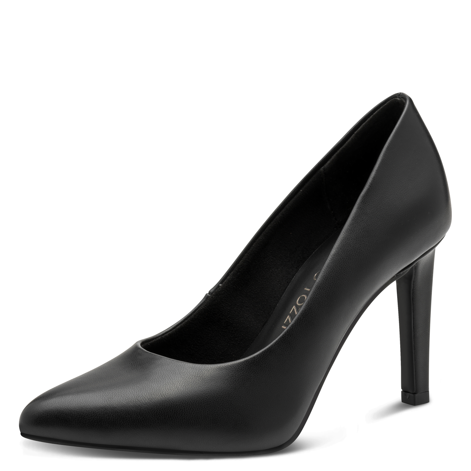 BLACK MATTE HEEL SHOE
