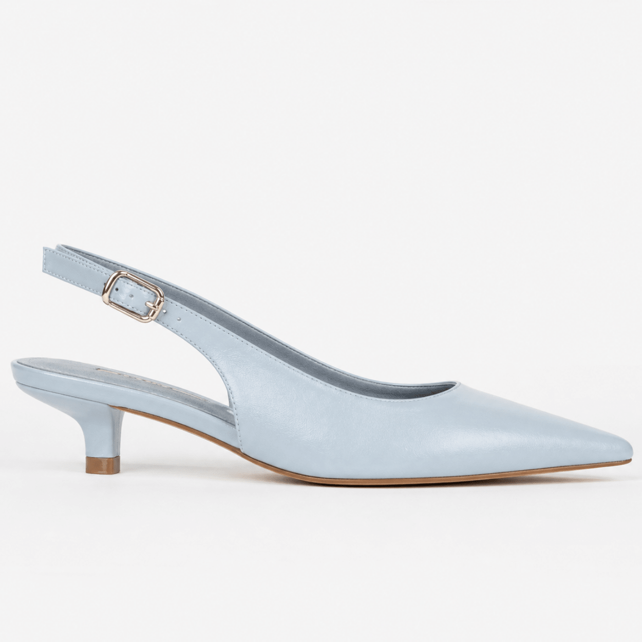 Ice Blue Pointed Slingback pump - DeeBoutique