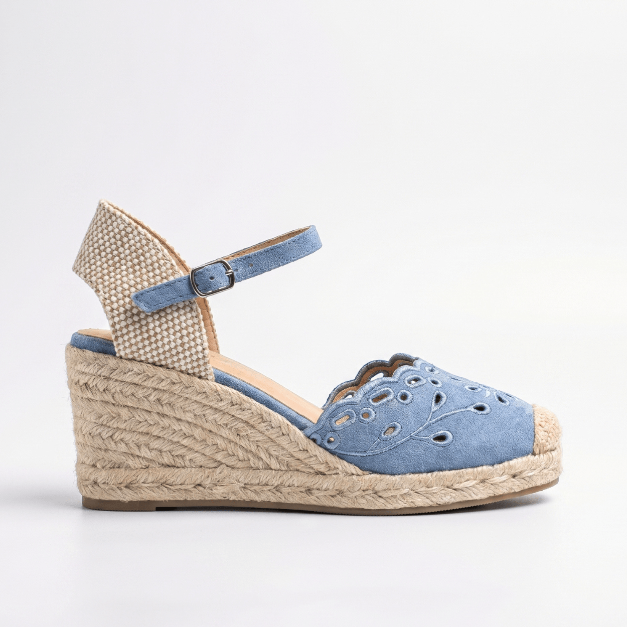 Ice Blue Wedges - DeeBoutique