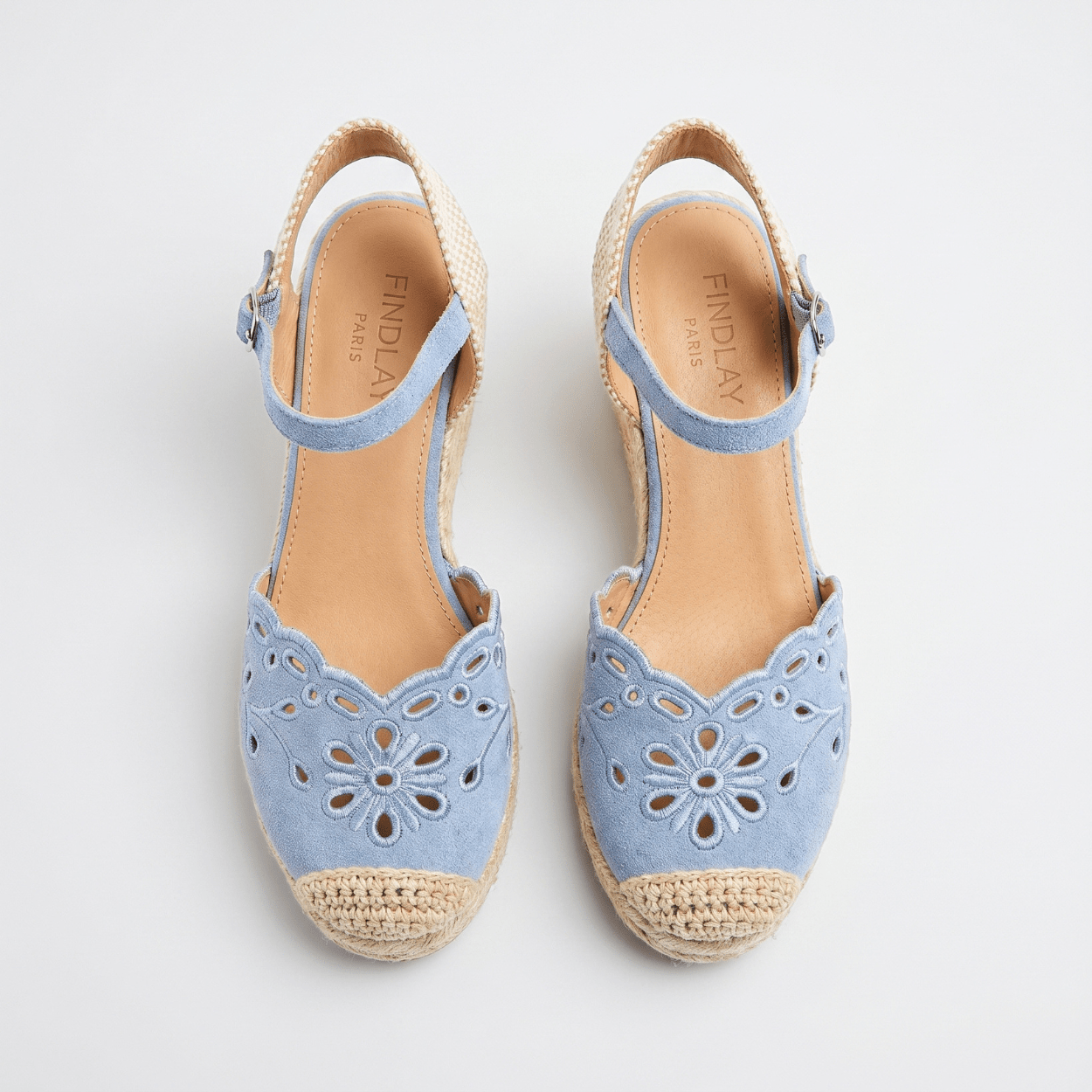 Ice Blue Wedges - DeeBoutique