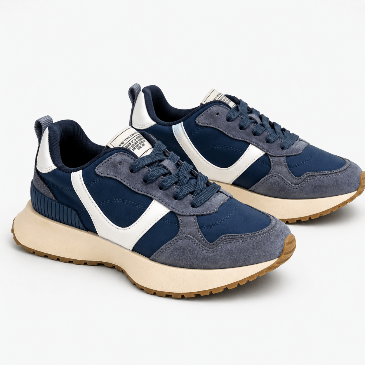 Navy & White Sneaker - DeeBoutique