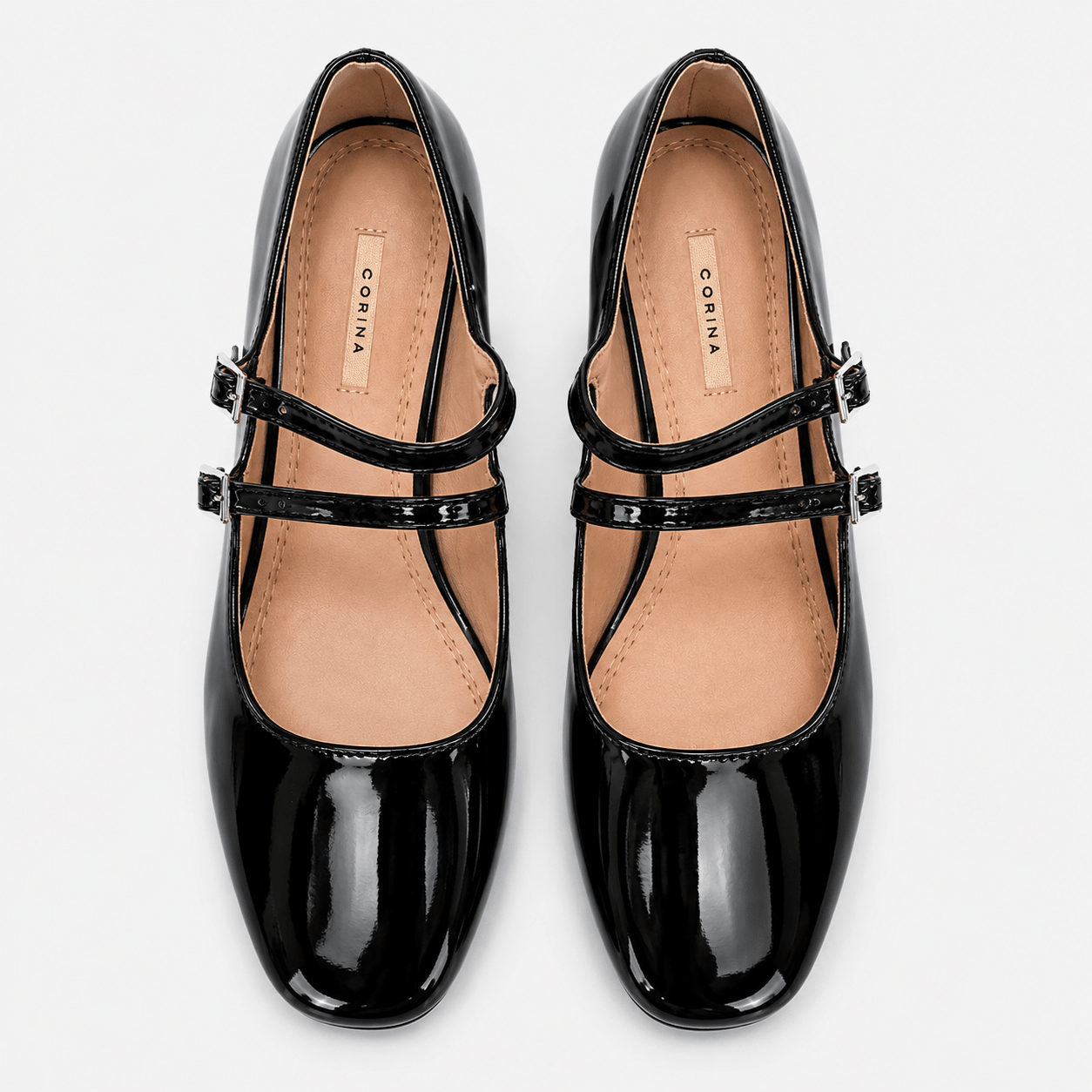 Strap MaryJane Black Heel - DeeBoutique