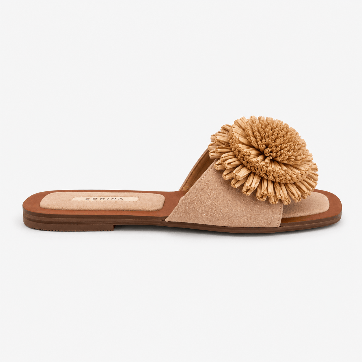 Tan Slide Sandal - DeeBoutique