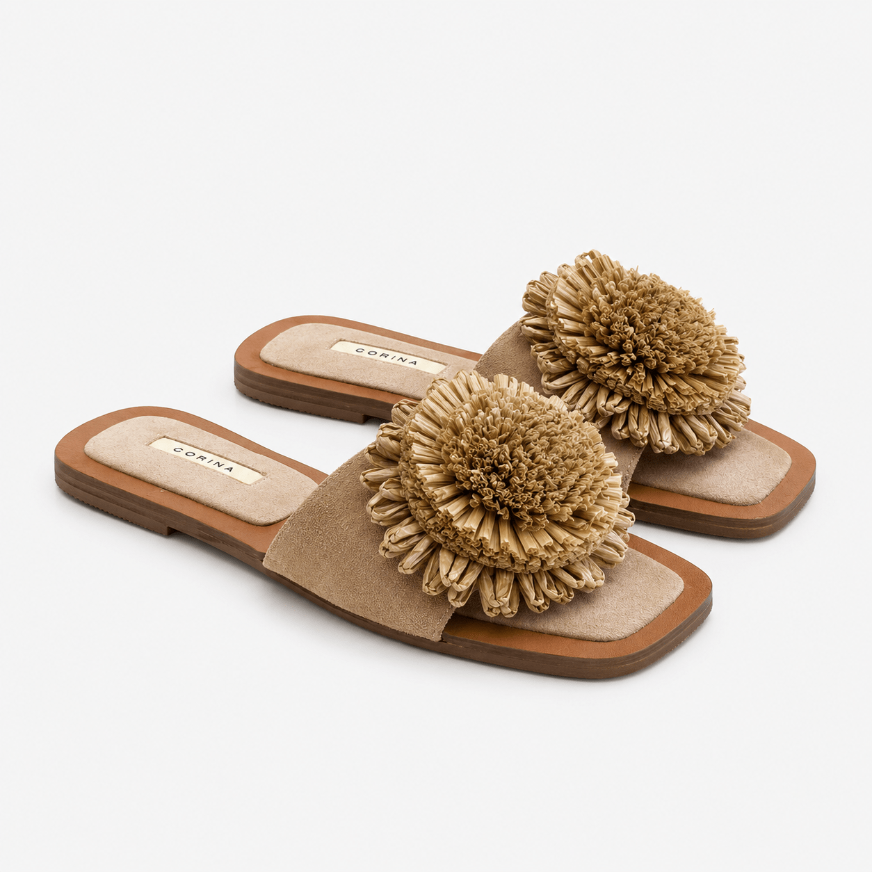 Tan Slide Sandal - DeeBoutique