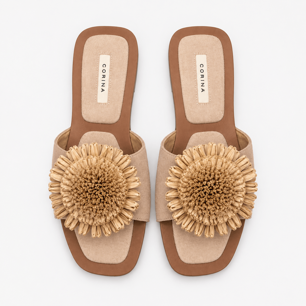 Tan Slide Sandal - DeeBoutique