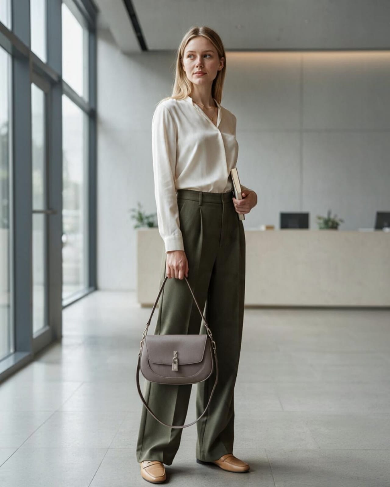 TAUPE HANDBAG